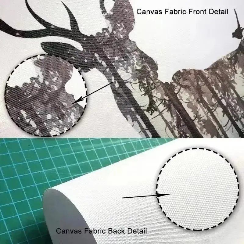 2D Flat, 3pcs, wrapped canvas, - огляд і ціна Canvas Wrap Ready